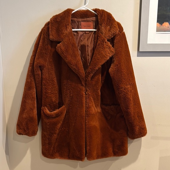 Blank NYC Jackets & Blazers - BLANKNYC  Women's‎ Faux Fur Coat in Brown Large